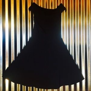 Black cocktail dress